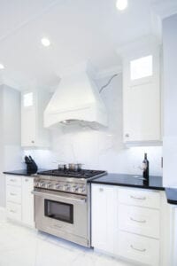 Elegant white kitchen