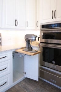 White custom kitchen cabinetry